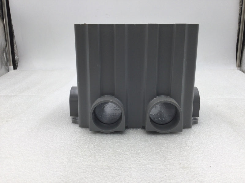 Hubbell Wiring Devices PFBRG2 2 Gang Rectangular Nonmetallic Floor Mounting Box 9" X 6"