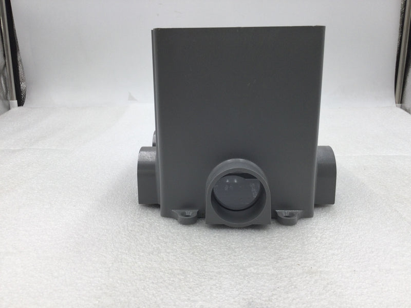 Hubbell Wiring Devices PFBRG2 2 Gang Rectangular Nonmetallic Floor Mounting Box 9" X 6"