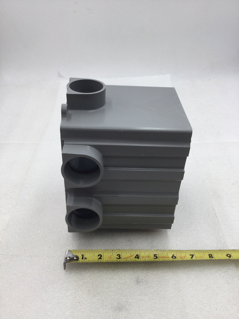 Hubbell Wiring Devices PFBRG2 2 Gang Rectangular Nonmetallic Floor Mounting Box 9" X 6"