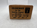 Gridmember Falk Steelflex Coupling 75896 Size 5 Grid NOS
