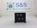Black Screw Terminal Type 45 VA Transformer 480 VAC Primary 120 VAC Secondary
