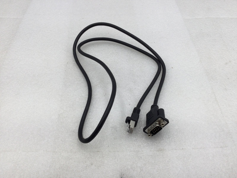 DD0K95TH510 3.5' Cat-5E Ethernet Patch Cable W/DB9F/ RJ45 Connectors - Lot of 10