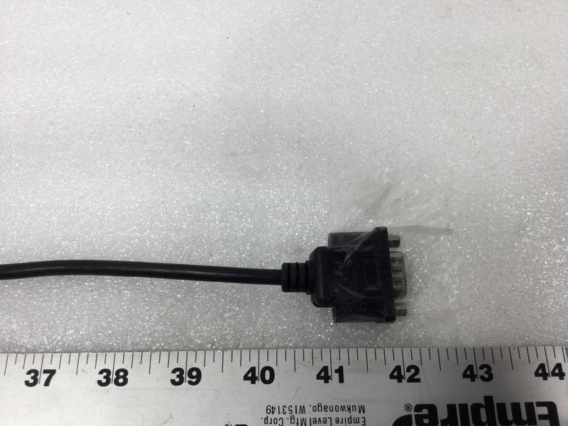 DD0K95TH510 3.5' Cat-5E Ethernet Patch Cable W/DB9F/ RJ45 Connectors - Lot of 10