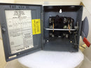 Cutler Hammer DG221NGB Fusible 30 Amp 2 Pole 240V Safety Switch 7.5" x 6"
