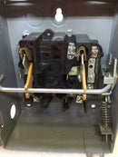 Cutler Hammer DG221NGB Fusible 30 Amp 2 Pole 240V Safety Switch 7.5" x 6"