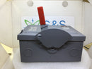 Cutler Hammer DG221NGB Fusible 30 Amp 2 Pole 240V Safety Switch 7.5" x 6"