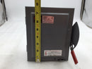 Cutler Hammer DG221NGB Fusible 30 Amp 2 Pole 240V Safety Switch 7.5" x 6"