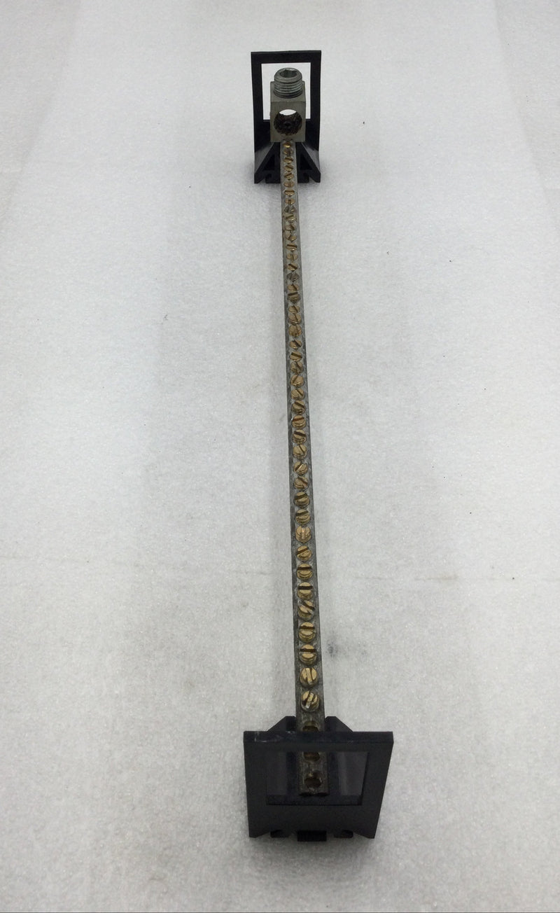 ITE 43 Position 4-14 AWG Neutral Grounding Bar 16 3/4" x 1 3/4"