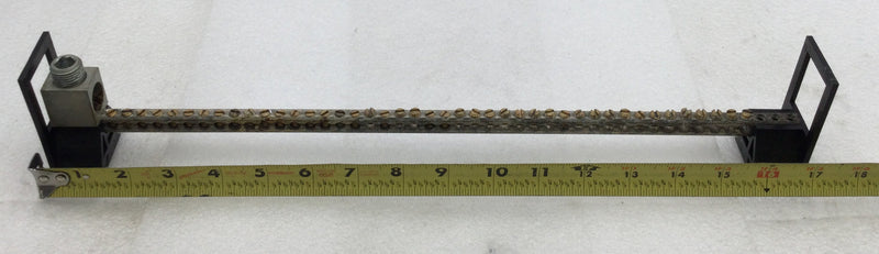 ITE 43 Position 4-14 AWG Neutral Grounding Bar 16 3/4" x 1 3/4"