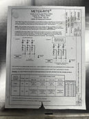 Meter-rite 7800-6 200 Amp 600v 3 Phase