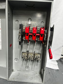 Siemens HF364NR 200 Amp 600VAC Nema3R Outdoor 3Ph, Fused, Safety Switch