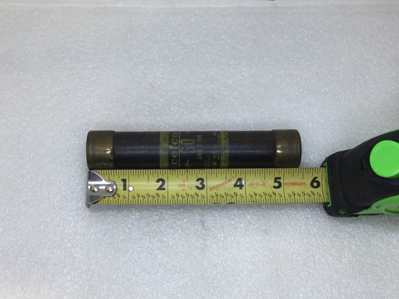 Cefco OT60 60 Amp 600V or Less One Time Fuse