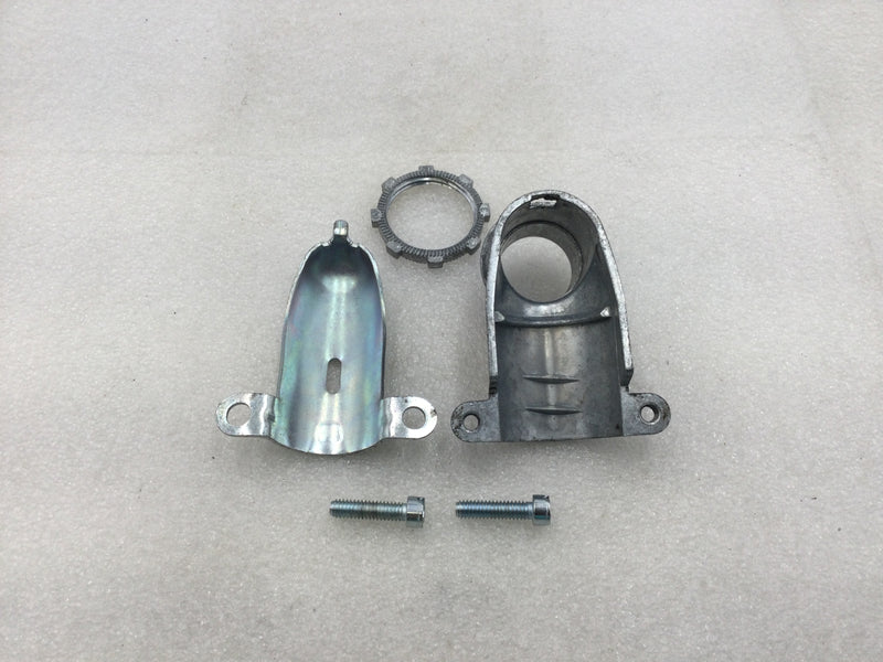 Bridgeport 807 1" Zinc Die Cast 90 Degree Flexible Conduit Connector - Lot of 14