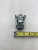 Bridgeport 807 1" Zinc Die Cast 90 Degree Flexible Conduit Connector - Lot of 14