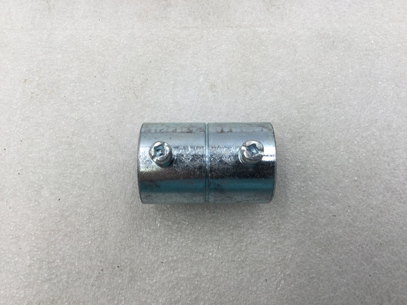 Mixed Brands 1" EMT Set Screw Conduit Coupling Zinc Die Cast - Lot of 48