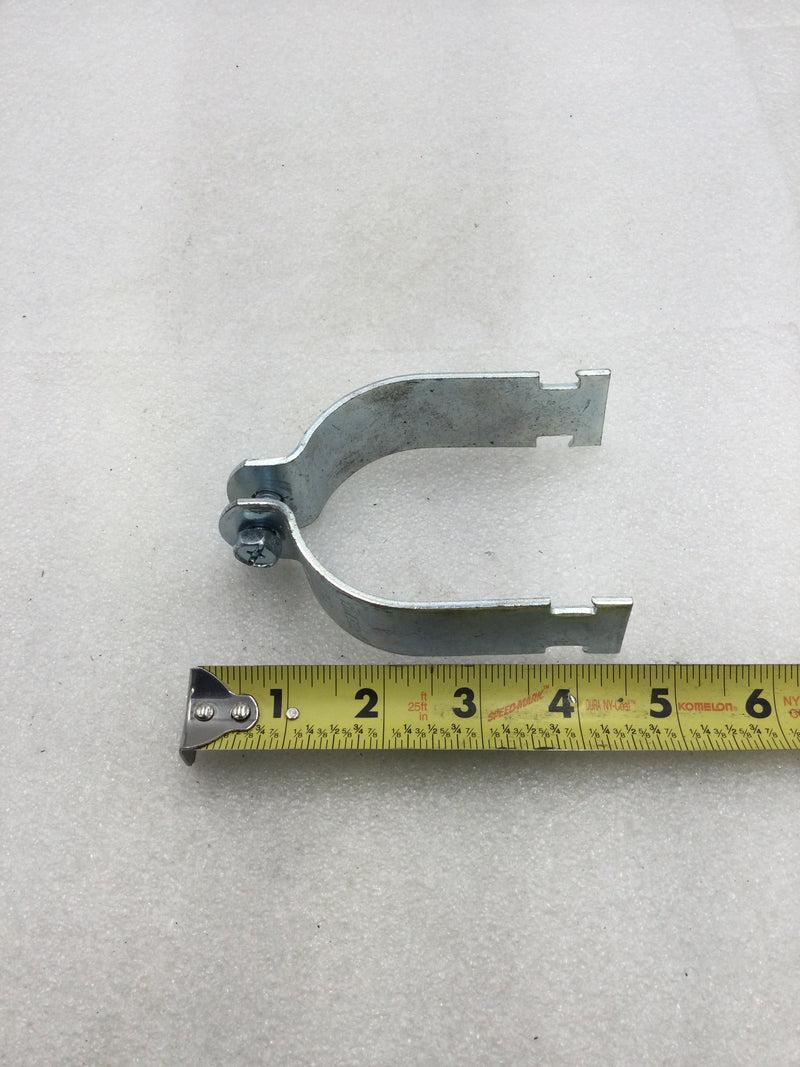 2-1/2" Unistrut Channel Galvanized Steel Pipe Clamp