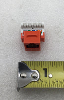 Allen Tel Products AT55-16 Enhanced Cat 5E Jack Module Orange