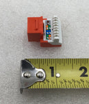 Allen Tel Products AT55-16 Enhanced Cat 5E Jack Module Orange