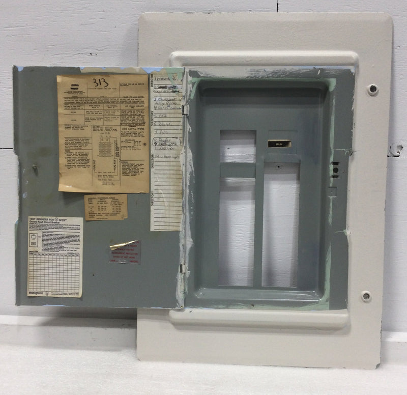 Crouse Hinds LC216EC, ECM, PC, MC  200 Amp 120/240v 3 Wire Single Phase 30 Space Type G Panelboard Cover Only 22" x 15 1/2"