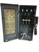 Square D H361N 3 Pole Fused 30A 600VAC Type 1 Heavy Duty Safety Switch