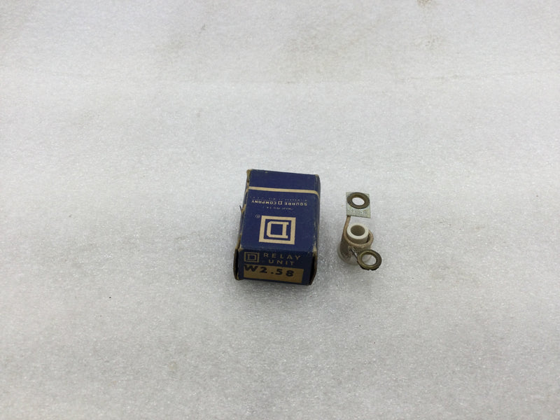 Square D W2.58 Overload Relay Thermal Unit
