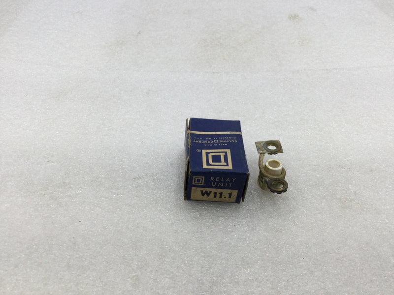 Square D W11.1 Overload Relay Thermal Unit