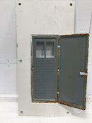 Square D 42 Space 120/240V Panel/Door Only 31 7/8" x 15 1/2"