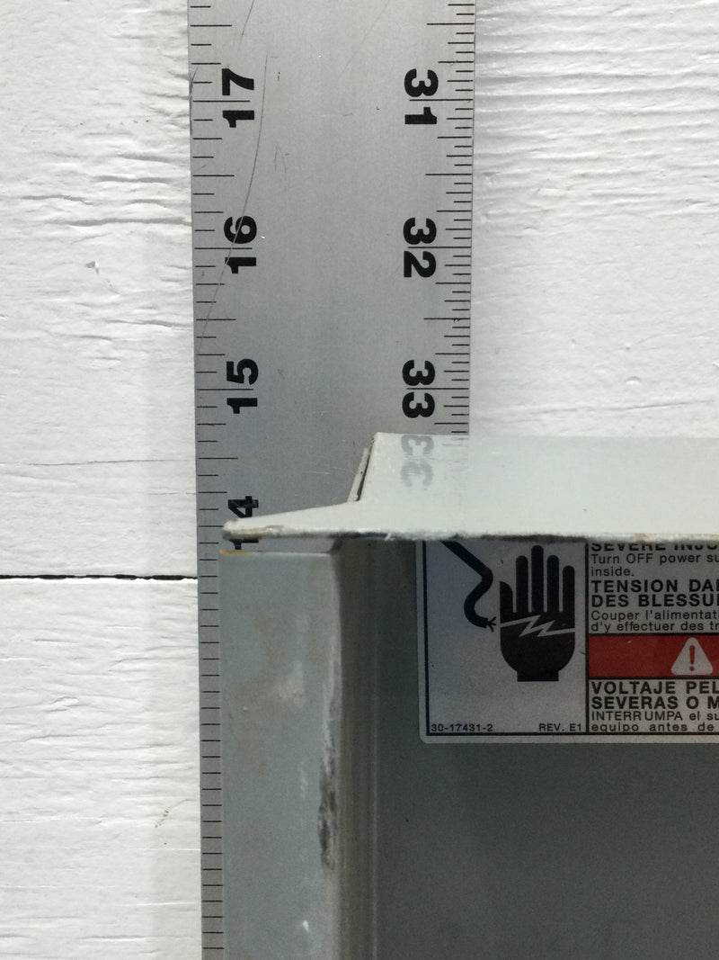 20 Space 120/240V Dead Front Only 14 3/4" x 13 1/2" x 3 3/8"