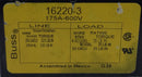 Bussmann 16220-3 175 Amp 3-Pole 600V Line/Load -Cosmetic Flaw