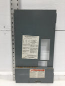 Square D RC2M200S 250 Amp 120/240V Dead Front Only 18" x 9 3/4"