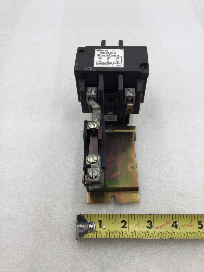 Furnas 16DE15BG 50 Amp 2P 240-600V Definite Purpose Controller w/Overload Relay