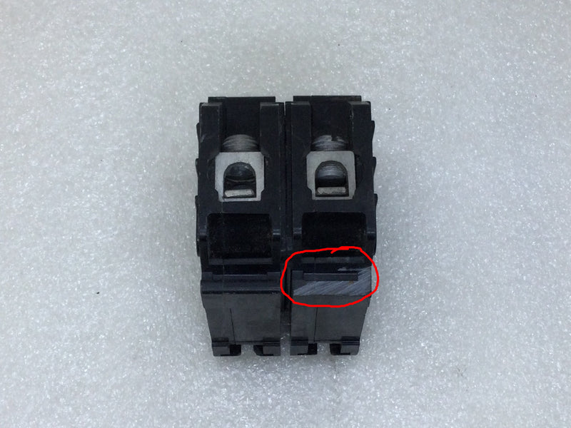 Crouse Hinds MP2100 100 Amp 2 Pole 120/240V Circuit Breaker - Cosmetic Flaw