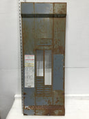 Square D 125 Amp 42 Space 120/240V Dead Front Only w/Main 36 3/8" x 14"
