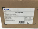 Eaton DG222URB Single Phase 60A 240VAC Non-Fused General Duty Safety Switch
