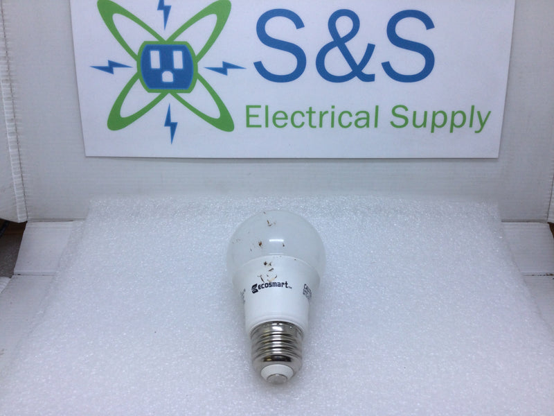 Ecosmart B7A19A60WUL18 Soft White 2700K 800 Lumens 9W 120V LED