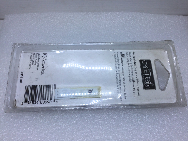 IQ America/Chime Design DP-1107 Wired Push Button Lighted Button