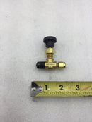 Parker 2M2Z-V2LR-B 1/8 Male X A-LOK V Series Inline Blunt Needle Valve