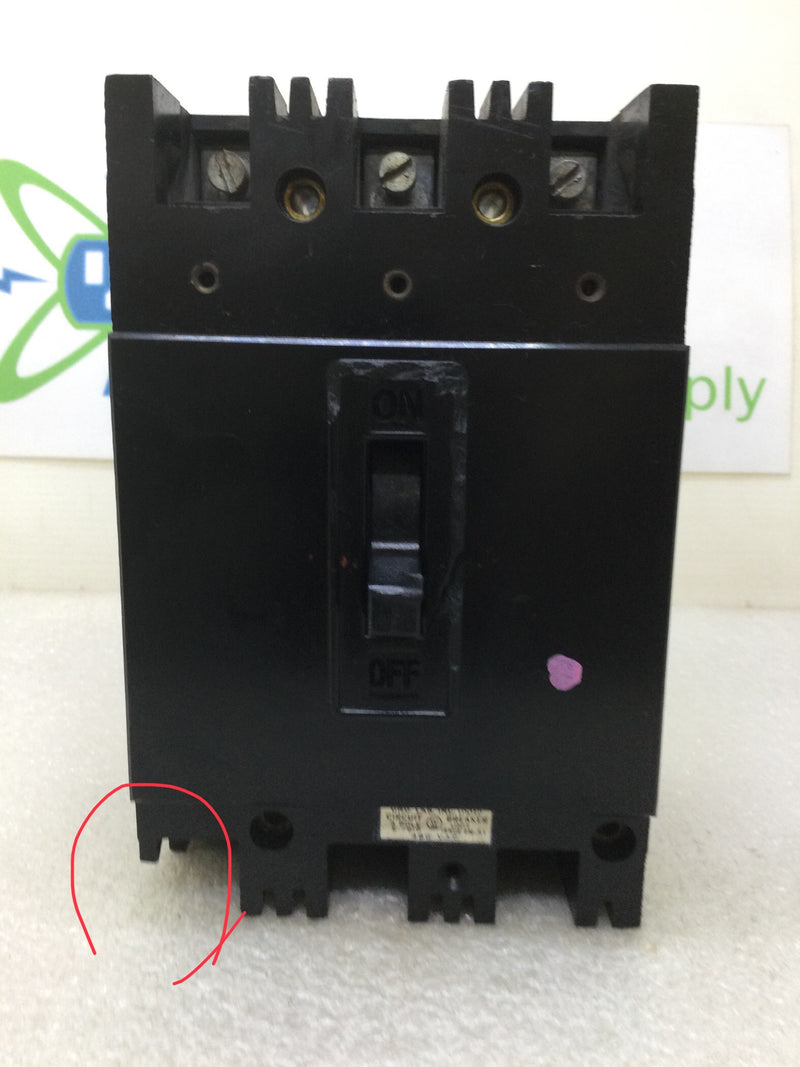 ITE EE3-B015 15 Amp 3 Pole 240 VAC 125/25 VDC Circuit Breaker