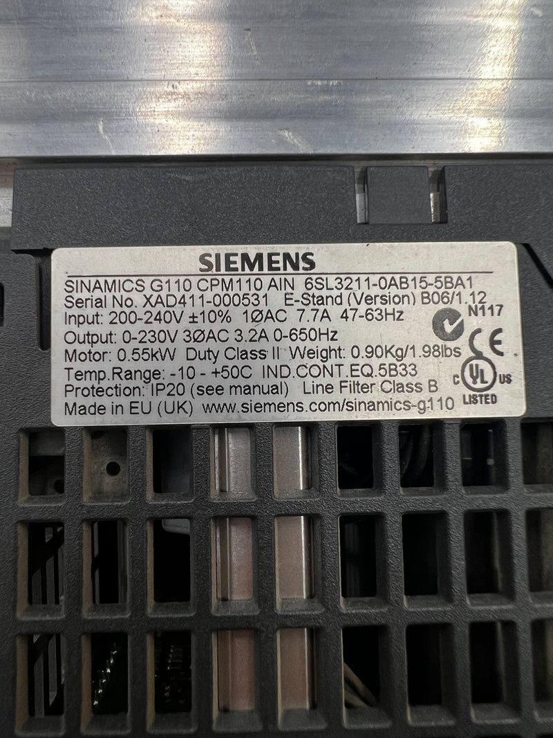 ABB AF116-30 Contactor With ABB EF146-150 Electronic Overload Relay