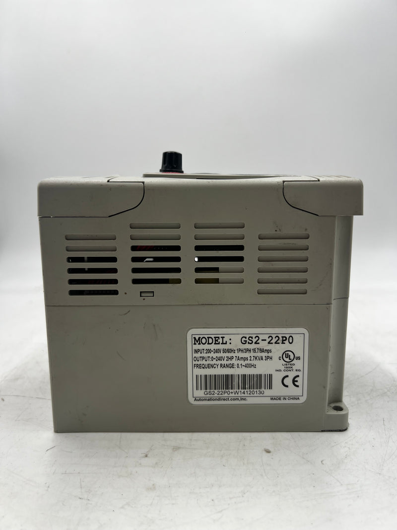 Automation Direct GS2-22PO  GS2 Series AC Micro Drive 230v 2HP