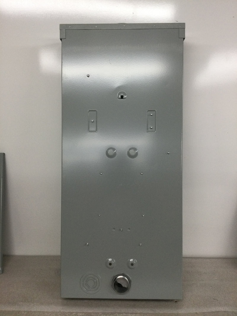 GE TSMR415CSCUGPP 150 Amp 4-Space 8-Circuit Combination Main Breaker Ready/Ringless Meter Socket Outdoor Load Center with Copper Buss