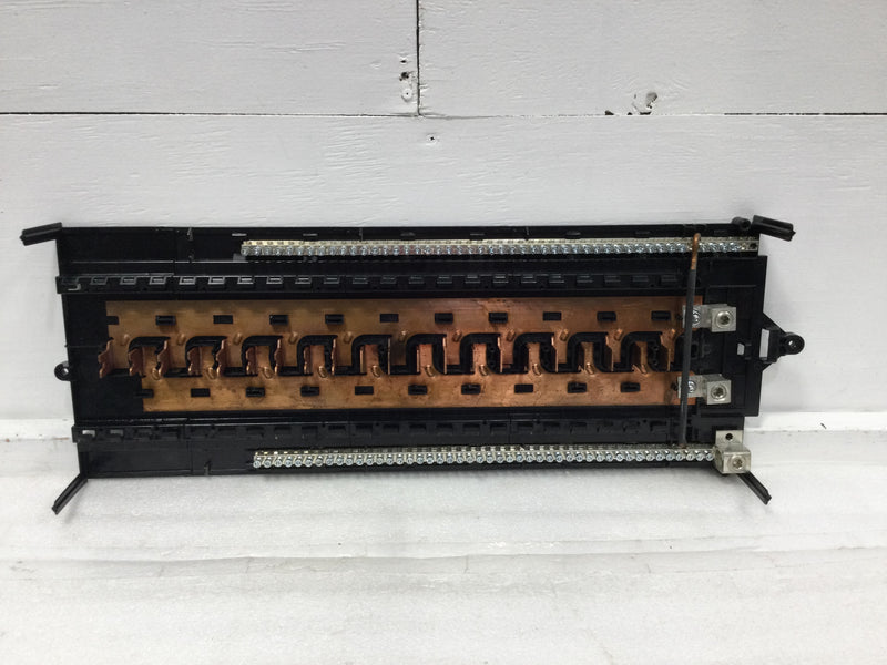 ITE/Siemens 200 Amp 42 Space 120/240V Load Center Copper Bus Guts Only 9" x 27"