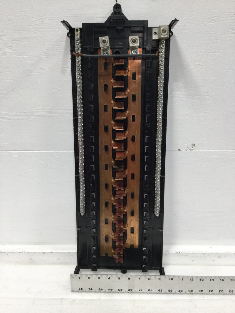 ITE/Siemens 200 Amp 42 Space 120/240V Load Center Copper Bus Guts Only 9" x 27"