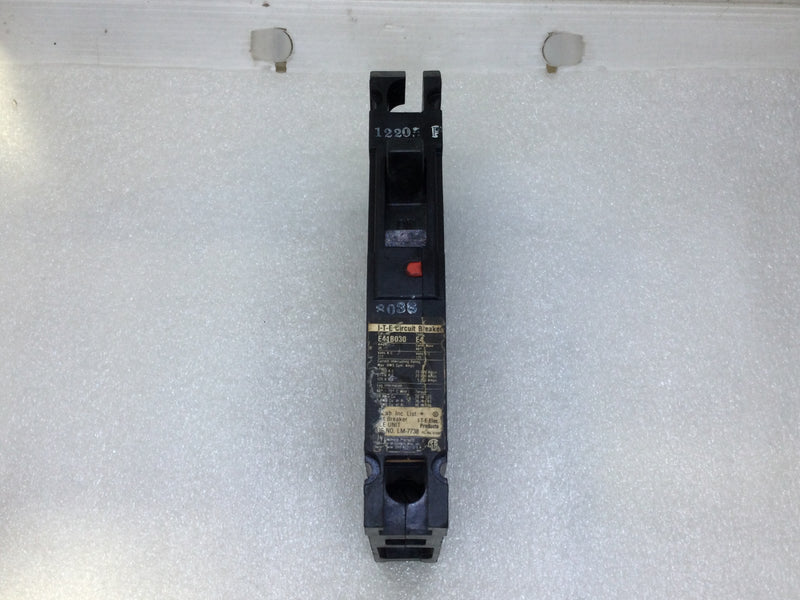 ITE E41B030 30 Amp 1 Pole 120/277V Circuit Breaker