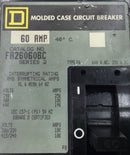 Square D FA26060BC 60 Amp 2-Pole 600V Circuit Breaker