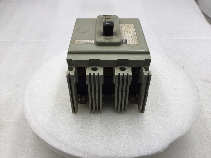 FPE HEG631070 70 Amp 3 Pole 600V Circuit Breaker - Cosmetic Flaw
