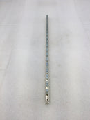 Unbranded 38 Position Ground Bar 4-14 AWG 1/4" W X 19.75" T - Set of 2