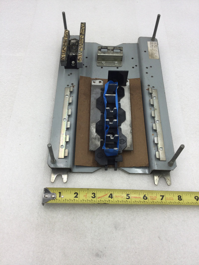 ITE EQ12MB/WEQ12MB 6 Space/12 Circuit 125 Amp 120/240V Panel Guts Only 8" X 12"