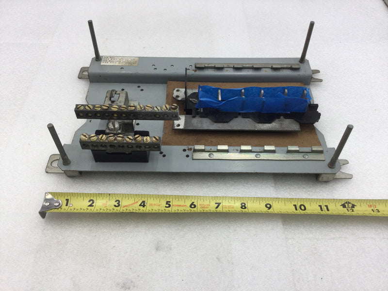 ITE EQ12MB/WEQ12MB 6 Space/12 Circuit 125 Amp 120/240V Panel Guts Only 8" X 12"