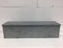 Milbank 624-GSC3R-NK-NP 6x24X6 Screw Cover Wireway Type 3R UL Listed Steel No Knockouts ANSI 61 Gray Quad D Knockout For Lock